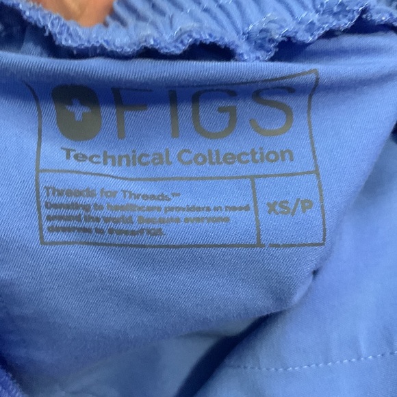 FIGS Ceil Blue scrub pants sz XS - Picture 6 of 7